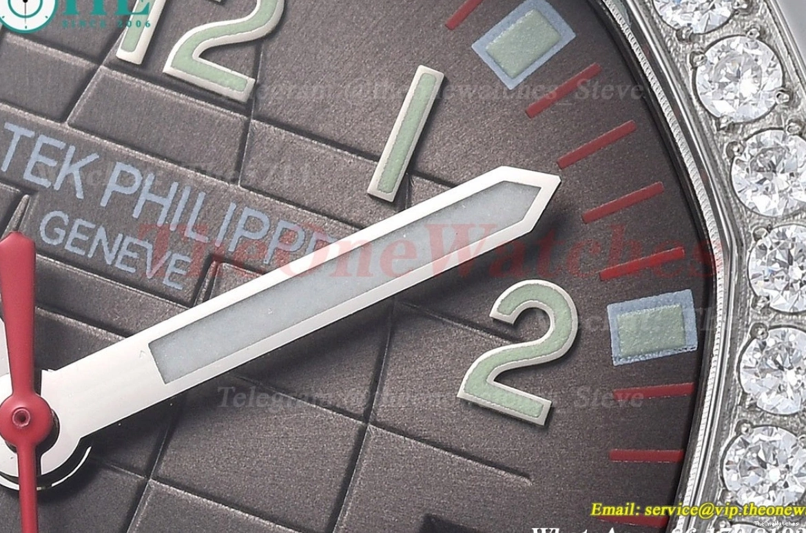 Grey Aquanaut 40mm Dial GDF SS MY8215 SS Gradient 5167 Dia 1229